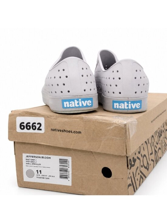 Native Jefferson Adults Unisex Slip-On Water Shoes Mist Grey Speckles M11 EVA main image 8